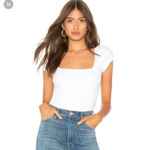 Free People Square eyes Bodysuit